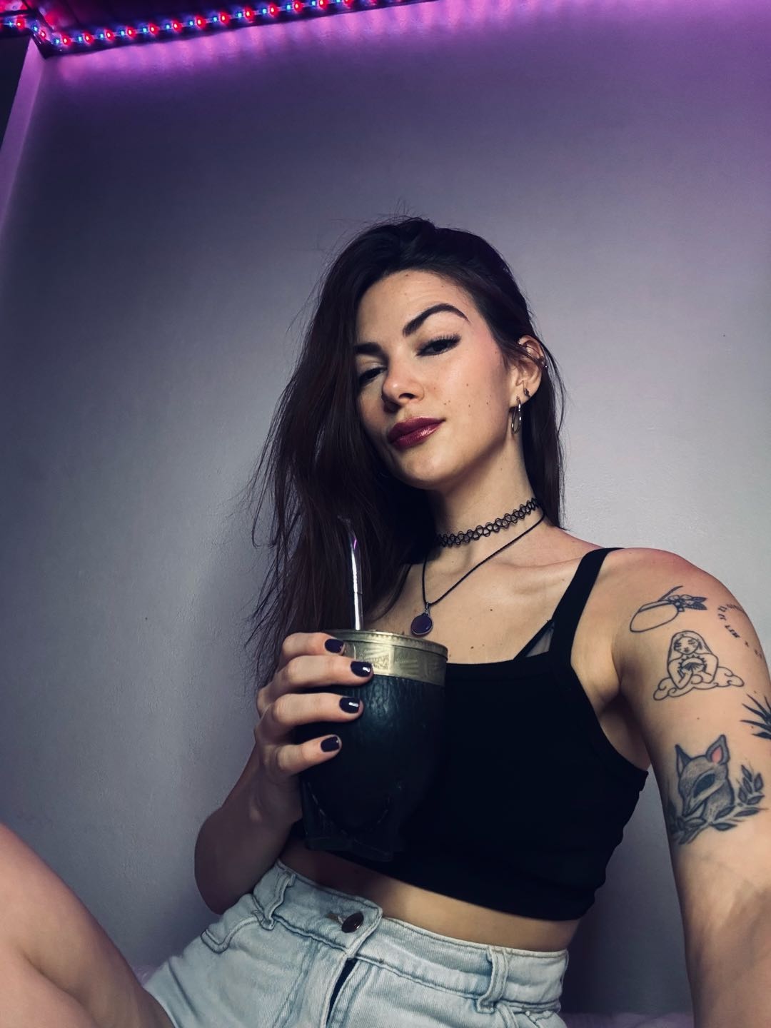 Paz, live video chat host from Argentina